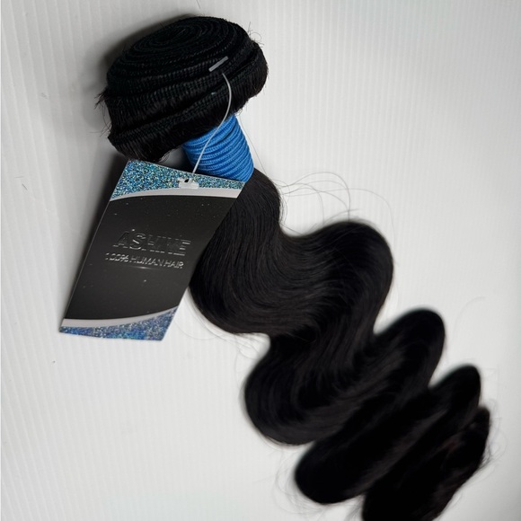 100% Unprocessed Natural Black Virgin Human hair  Body Wave Style in 20 In - Picture 3 of 5